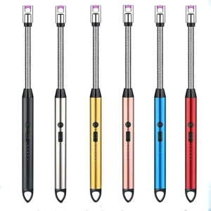 ولاعة بلازما كهربائية مرنة مع شحن USB وشاشة طاقة LED